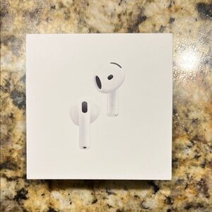 NWT Apple - AirPods 4 with Active Noise Cancellation - White